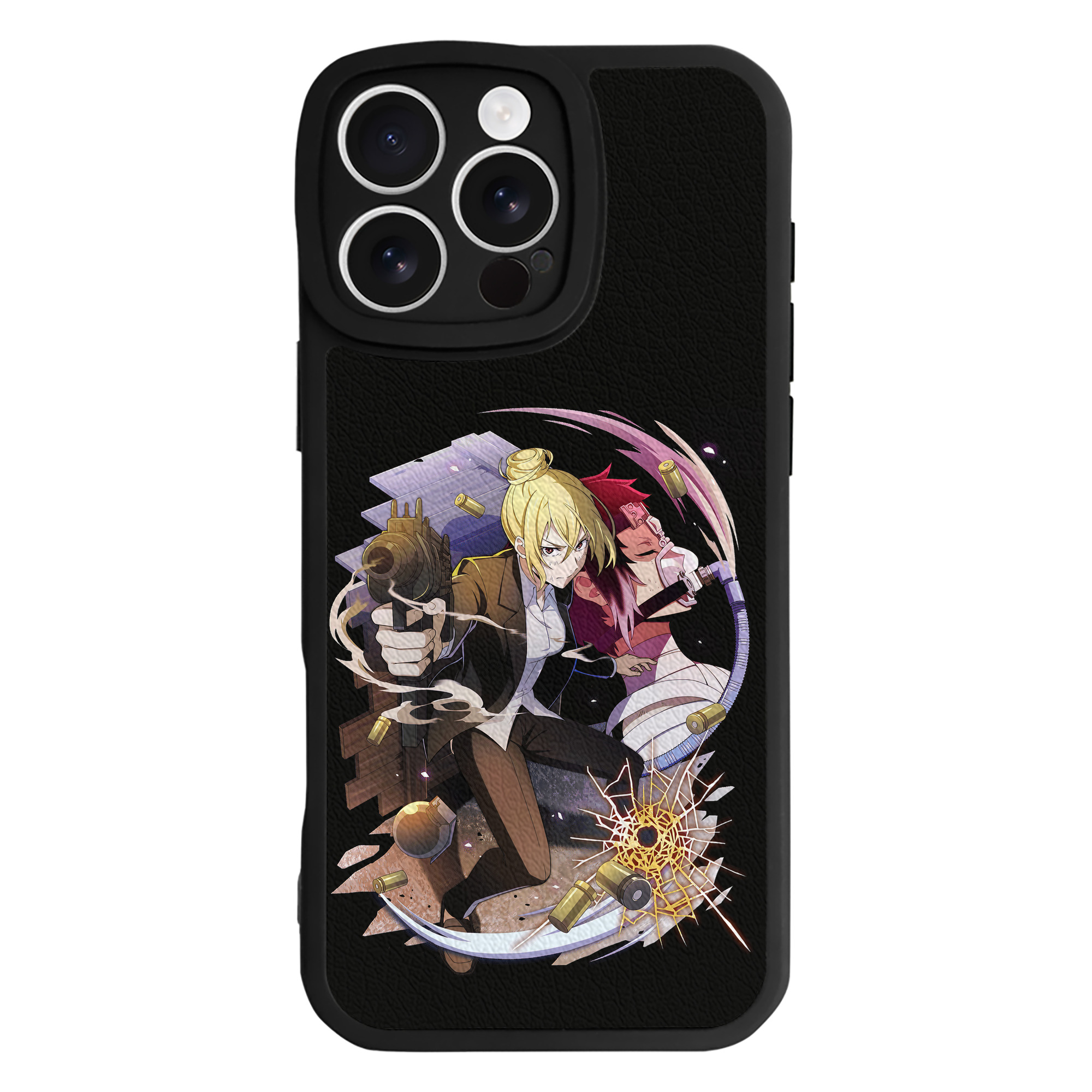 （画像用） 文豪ストレイドッグス Bungo Stray Dogs 【iPhone 16シリーズ対応】シリコンスマホケース（レザー調） 材質：シリコン